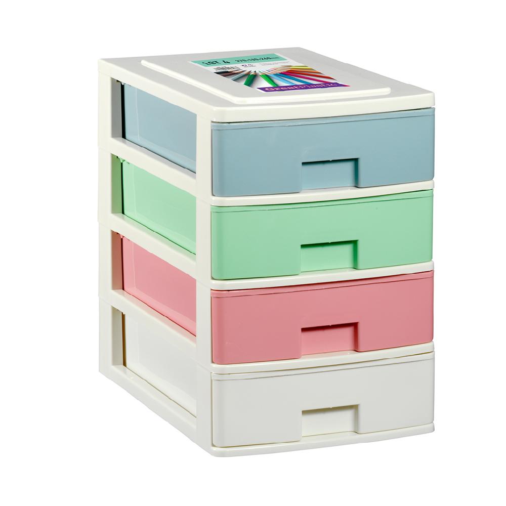 Great plastic L/4 Cajones Pequeños Multicolor