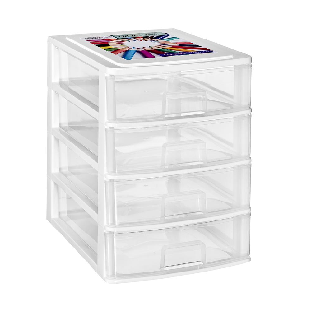 Great plastic L/4 Cajones Stylo Blanco