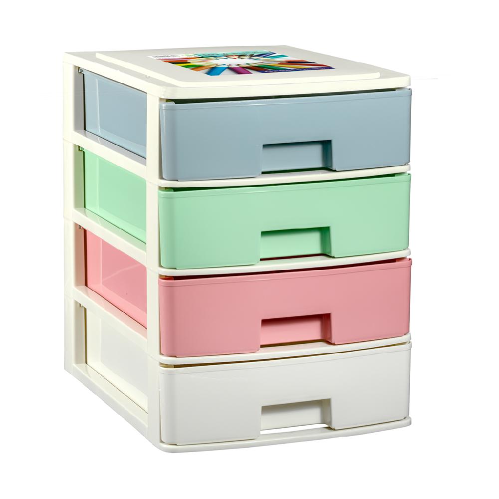 Great plastic L/4 Cajones Stylo Multicolor