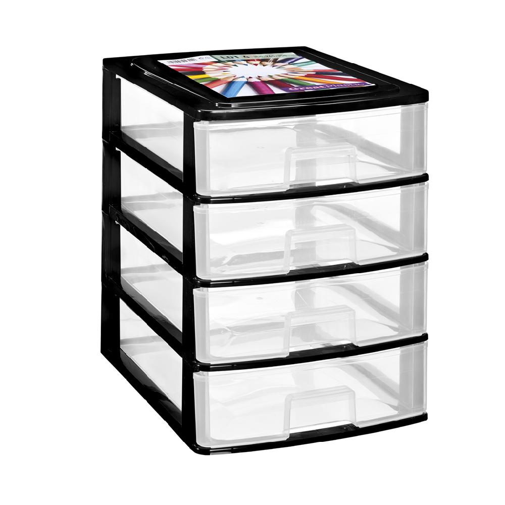 Great plastic L/4 Cajones Stylo Negro