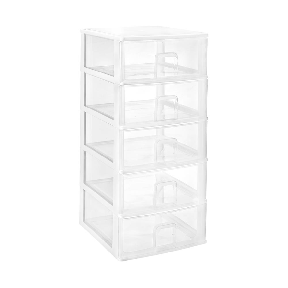 Great plastic L/5 Cajones Apilables Blanco (Mod. 5.4)