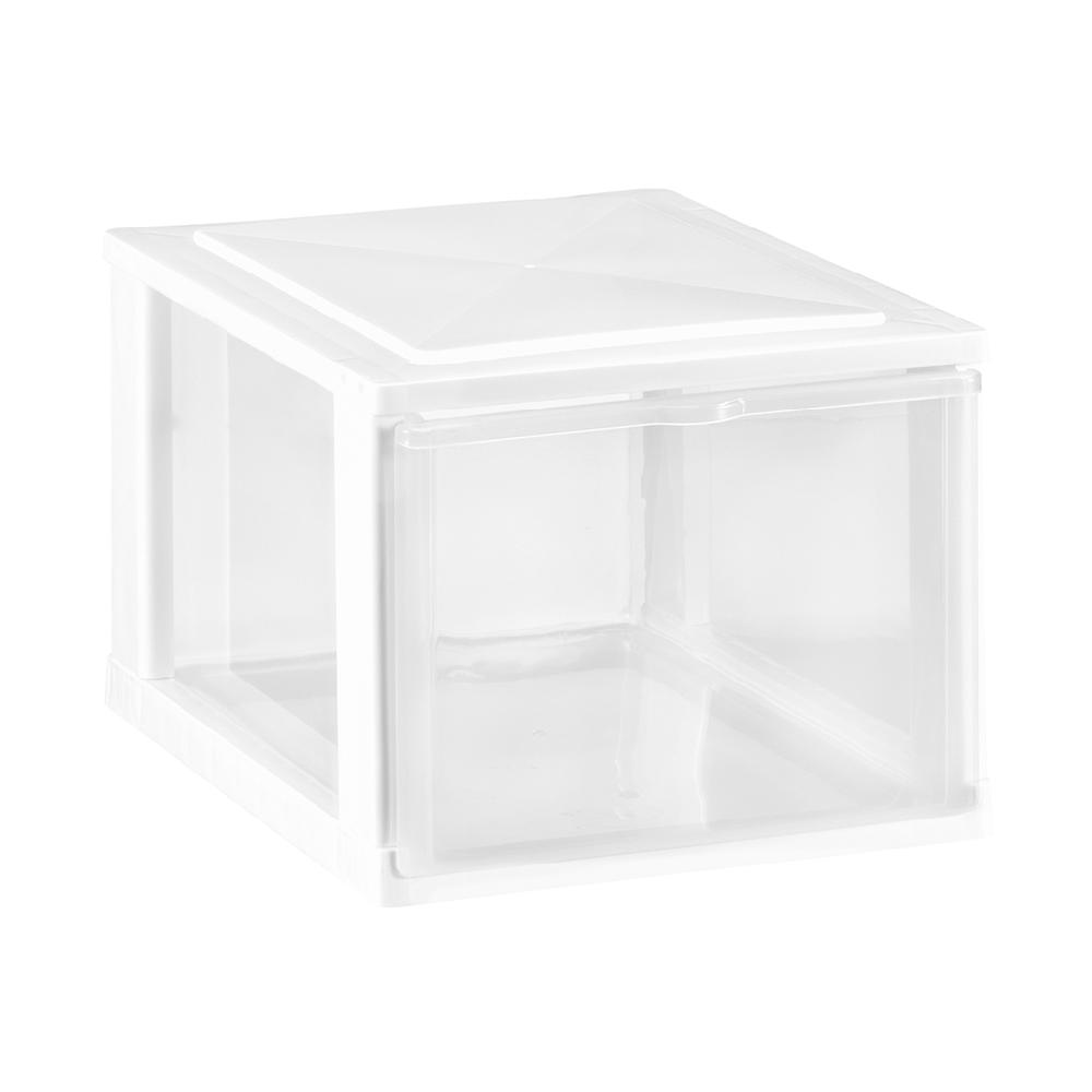 Great plastic Modular 1 Cajón Mediano Blanco