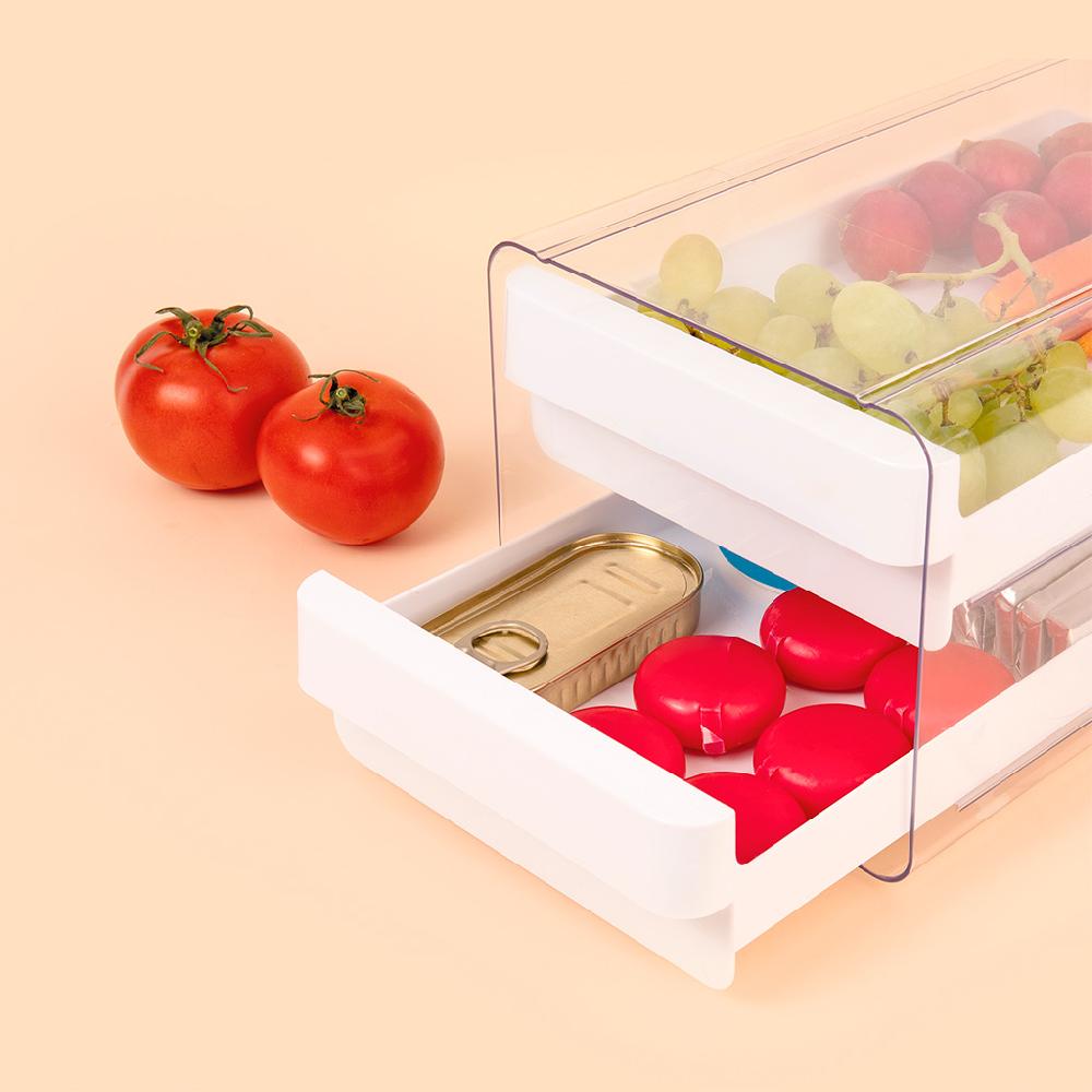 Great Plastic Organizador Frigo 2 Cajones