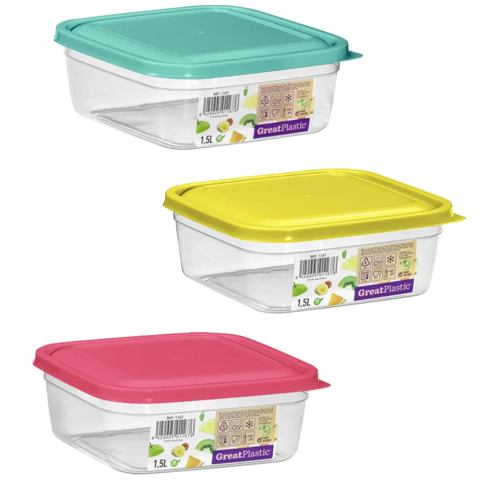 Great plastic Taper Cuadrado Aral Micro 1.5L