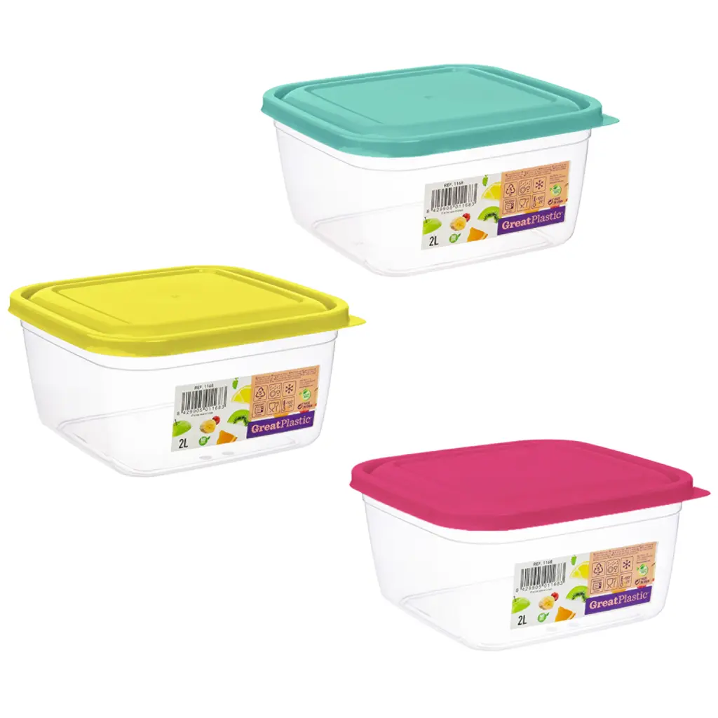 Great plastic Taper Cuadrado Aral Micro 2L