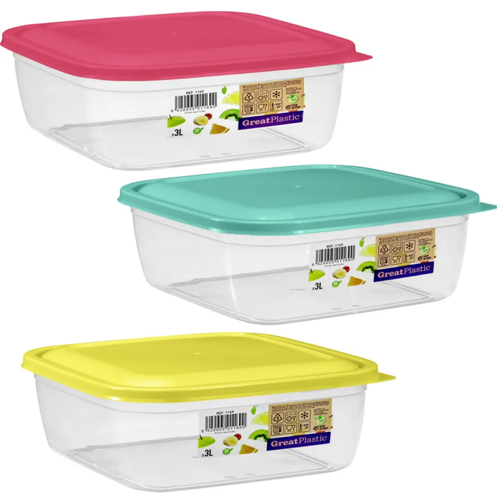 Great plastic Taper Cuadrado Aral Micro 3L