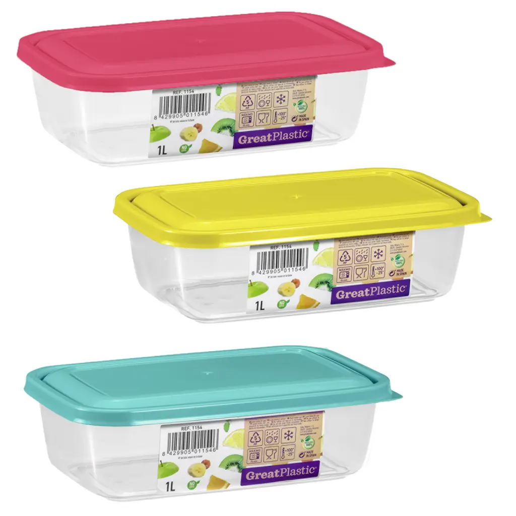 Great plastic Taper Rectangular Aral Micro 1L