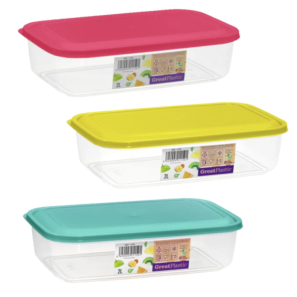 Great plastic Taper Rectangular Aral Micro 2L