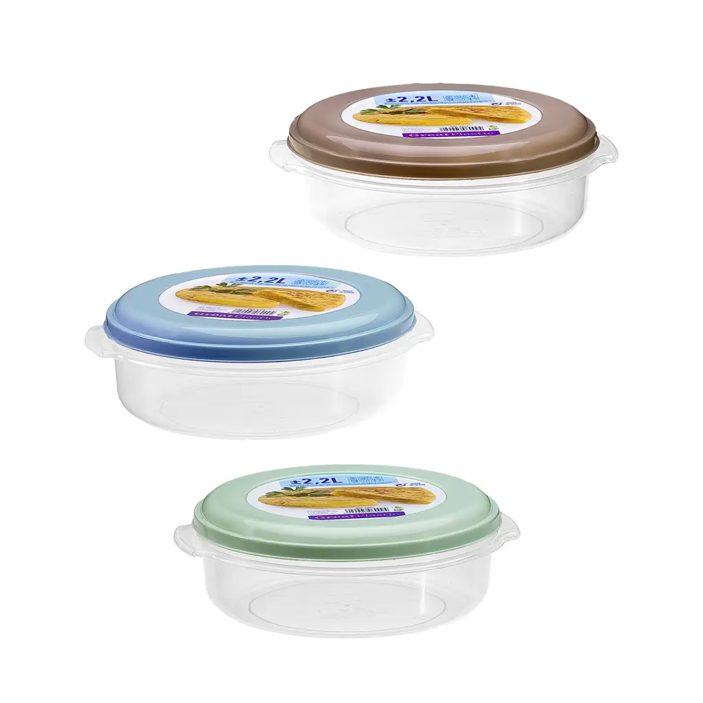 Great plastic Táper Redondo Rhin Micro 2.2L