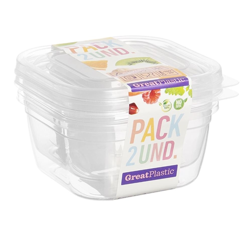 Great plastic L/2 Tápers Cuadrados Aral Micro Natural 0.35L