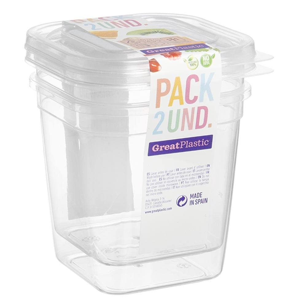 Great plastic L/2 Tápers Cuadrados Aral Micro Natural 0.7L