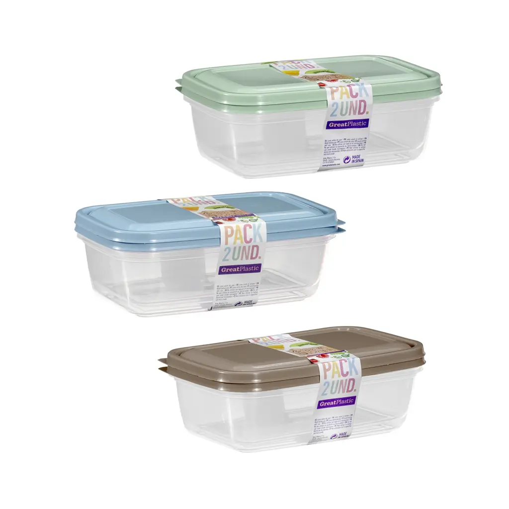 Great plastic L/2 Tápers Rectangulares Aral Micro 1L