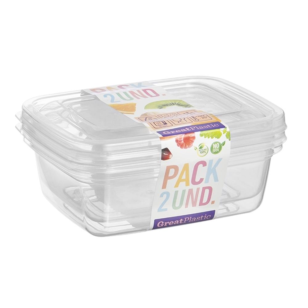 Great plastic L/2 Tápers Rectangulares Aral Micro Natural 0.35L