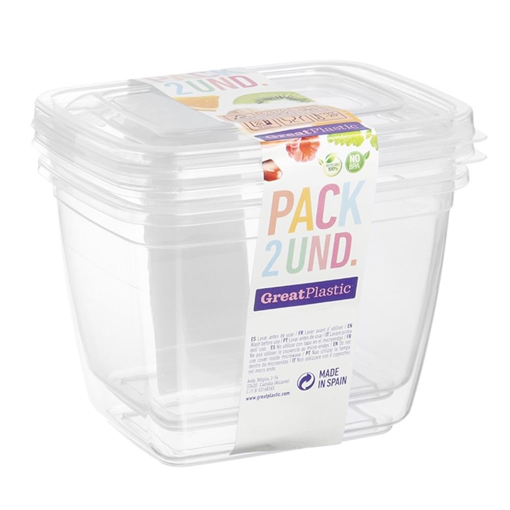 Great plastic L/2 Tápers Rectangulares Aral Micro Natural 0.7L