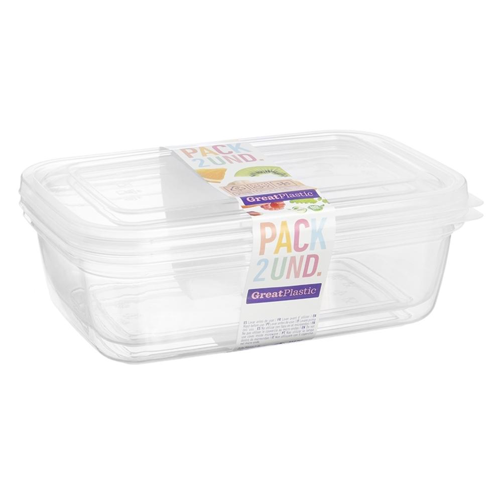 Great plastic L/2 Tápers Rectangulares Aral Micro Natural 1L