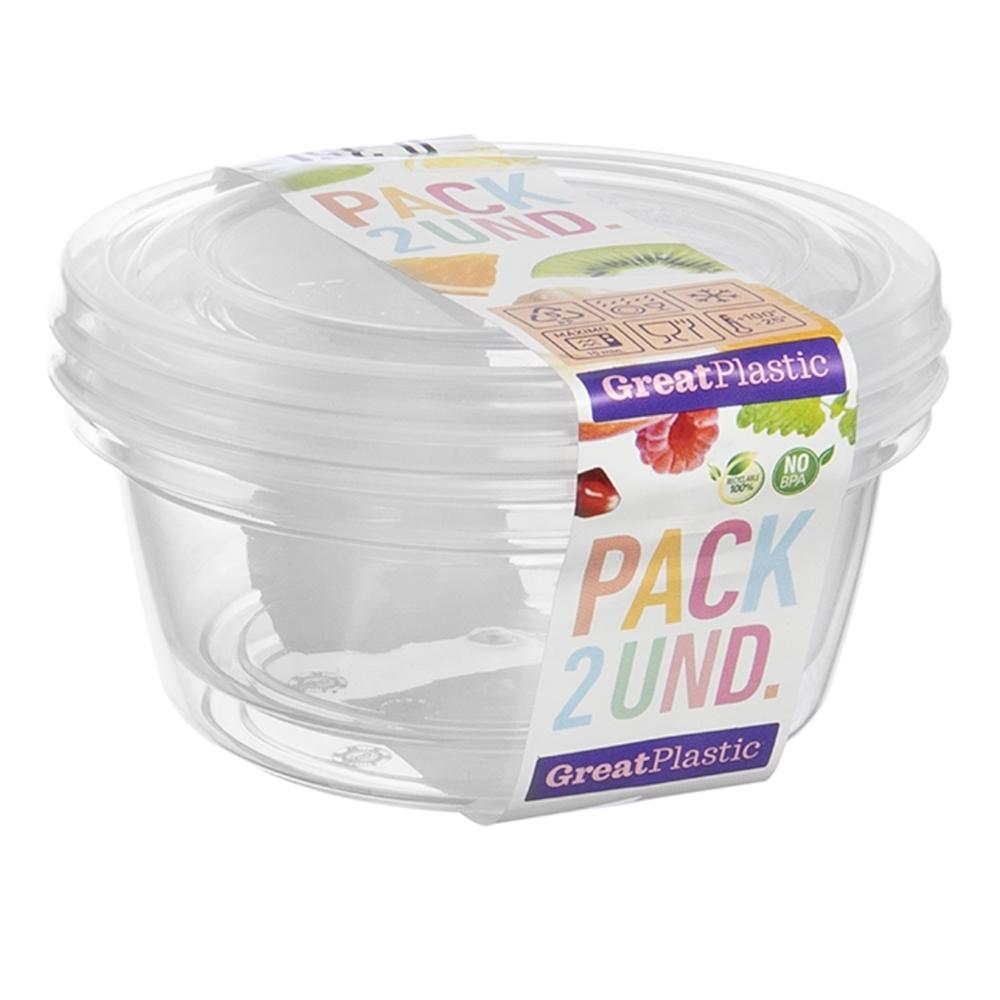 Great plastic L/2 Tápers Redondos Aral Micro Natural 0.35L