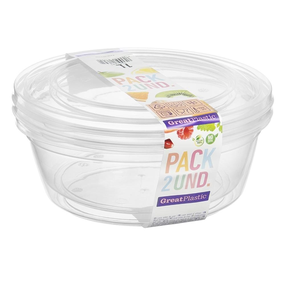 Great plastic L/2 Tápers Redondos Aral Micro Natural 1L