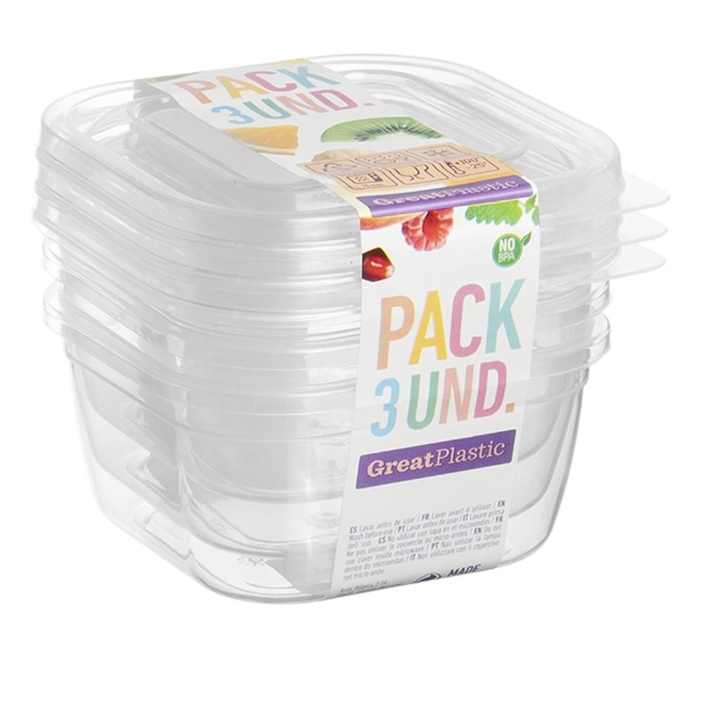 Great plastic L/3 Tápers Cuadrados Aral Micro Natural 0.35L