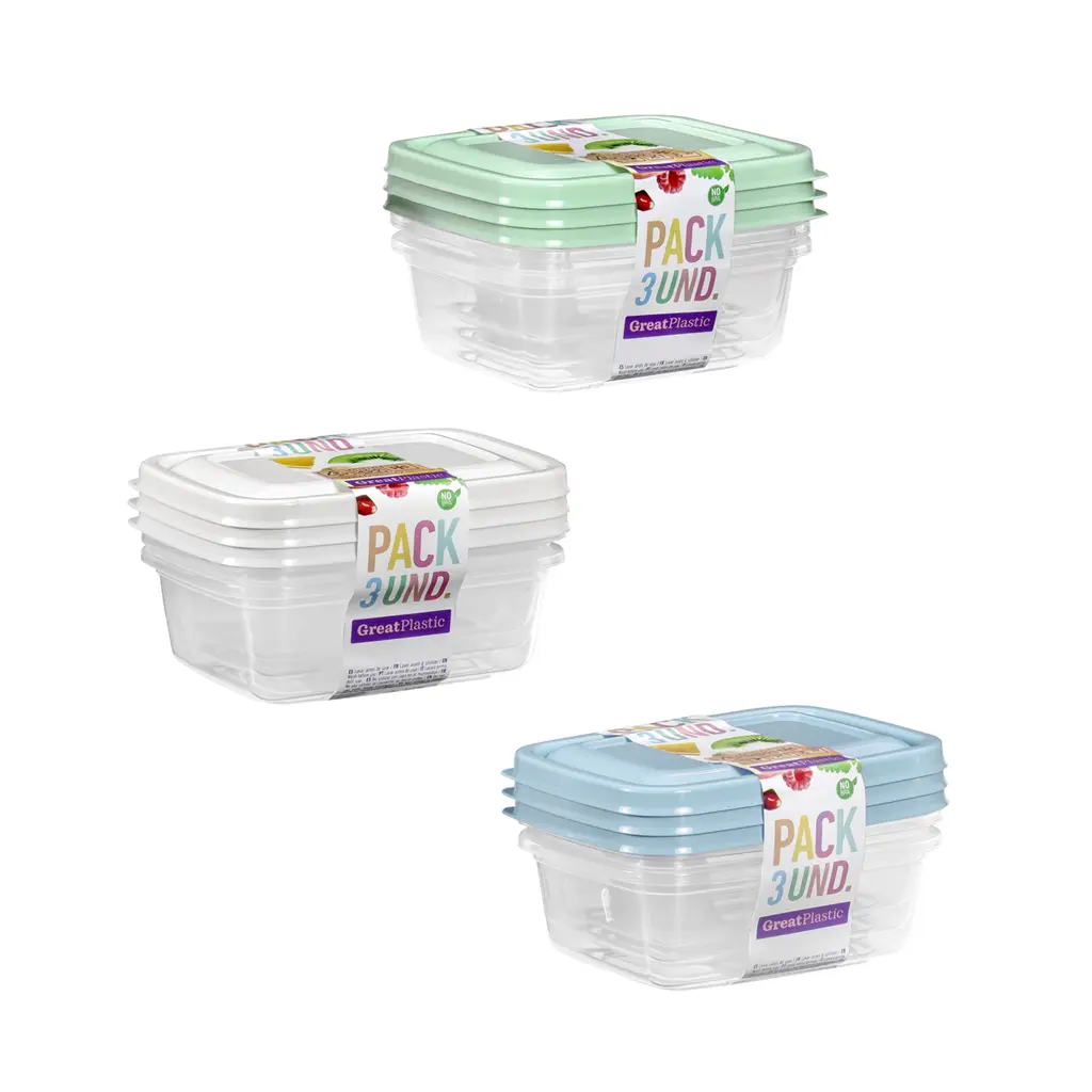 Great plastic L/3 Tápers Rectangulares Aral Micro 0.35L