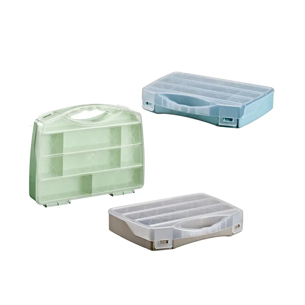 Great plastic Maletín Multiusos 7 Compartimentos Color