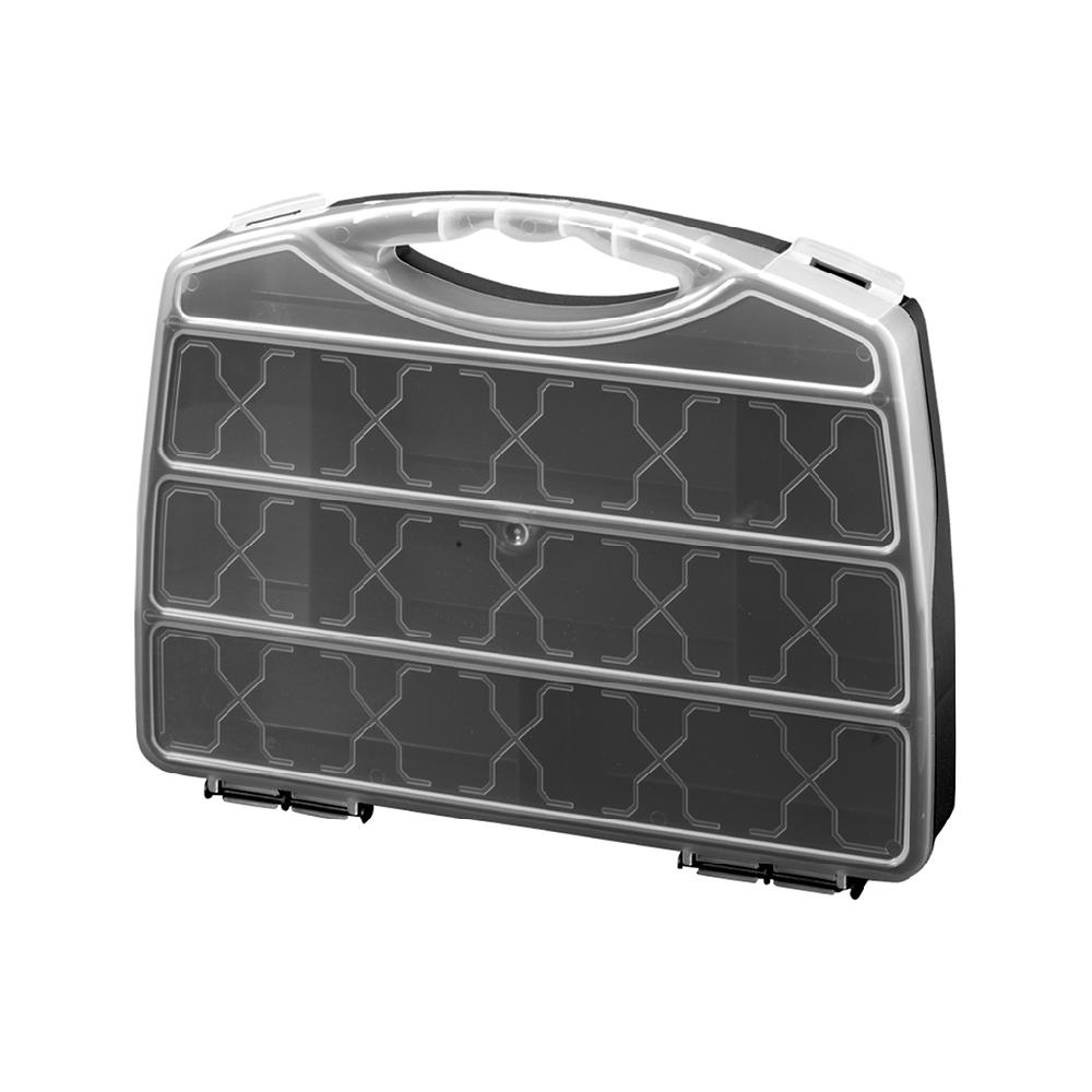 Great plastic Maletín Multiusos 7 Compartimentos Negro