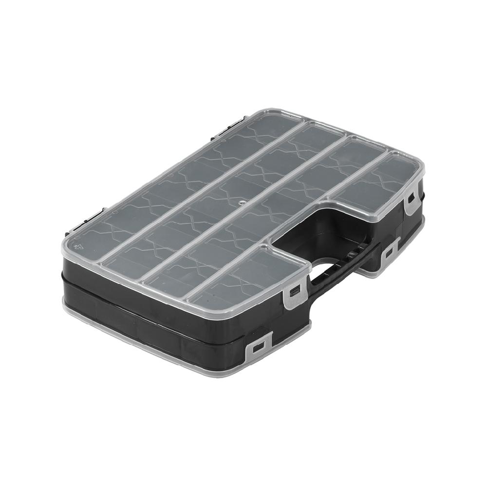 Great plastic Maletín Multiusos Doble Compartimento Negro