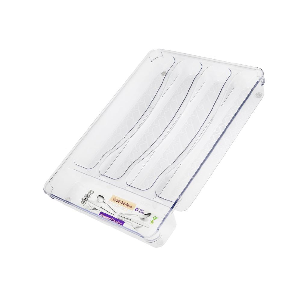 Great plastic Portacubiertos con Antideslizante Pequeño SAN