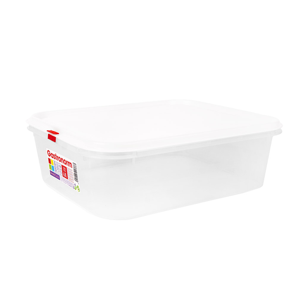 Great plastic Táper Rectangular 1/2 Gastronorm Micro 325X265X100 6.8L. Natural