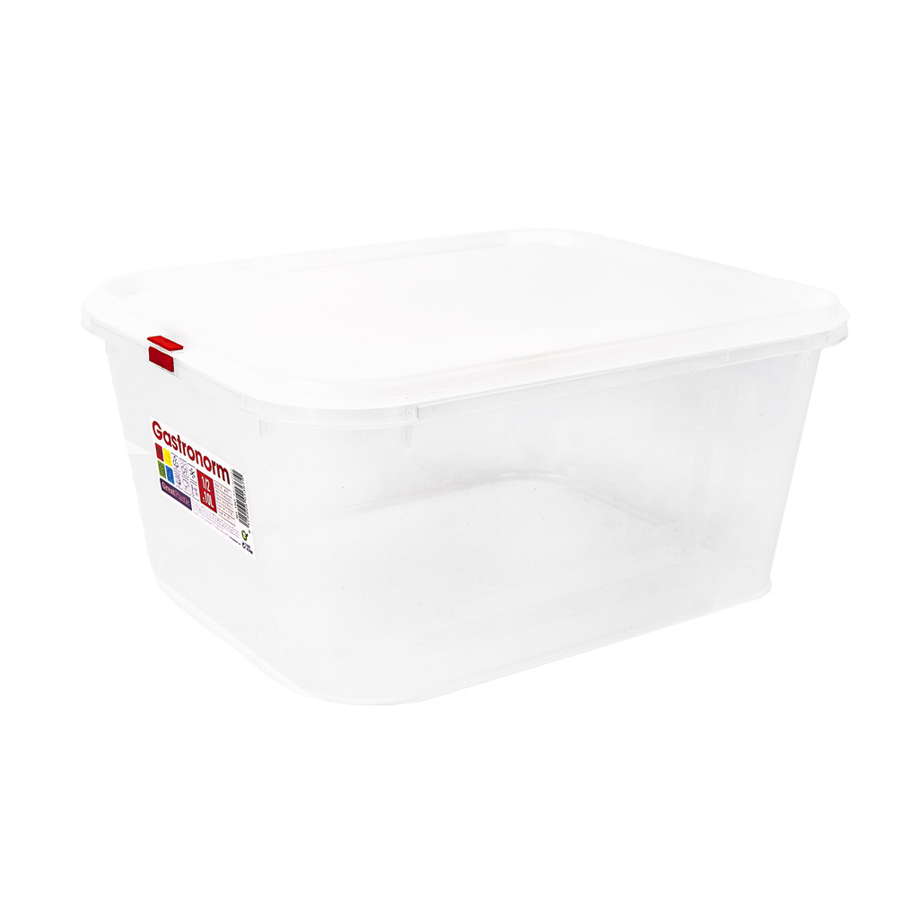 Great plastic Táper Rectangular 1/2 Gastronorm Micro 325X265X150 10L. Natural