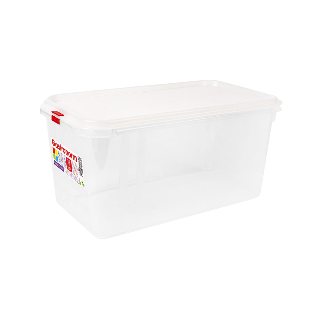 Great plastic Taper Rectangular 1/3 Gastronorm Micro 325X176X150 6.5L. Natural
