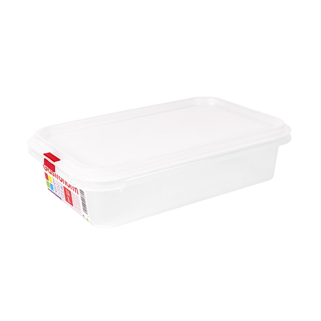 Great plastic Táper Rectangular 1/4 Gastronorm Micro 265X162X65 2L. Natural