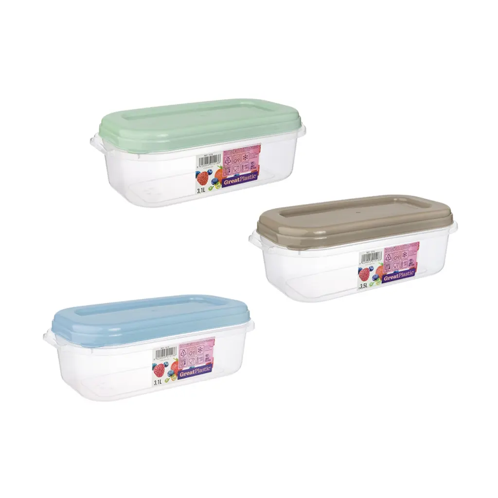 Great plastic Táper Rectangular Elba Micro Color 3.1L