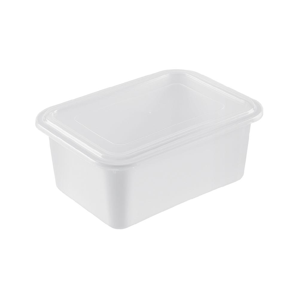 Great plastic Táper Rectangular Teide Micro Blanco 1.4L