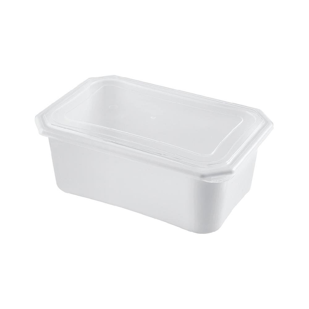 Great plastic Táper Rectangular Teide Micro Blanco 1.9L