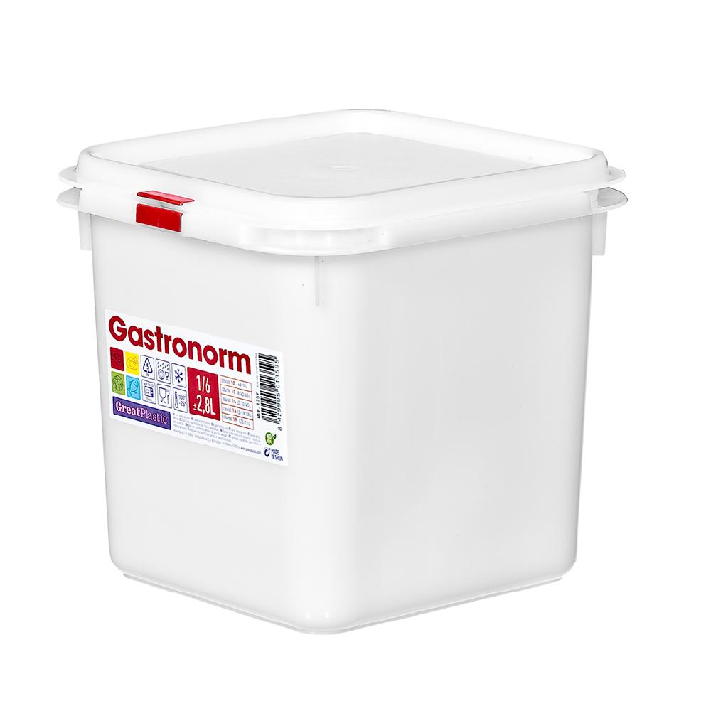 Great plastic Táper Rectangular1/6 Gastronorm Micro 2.8L