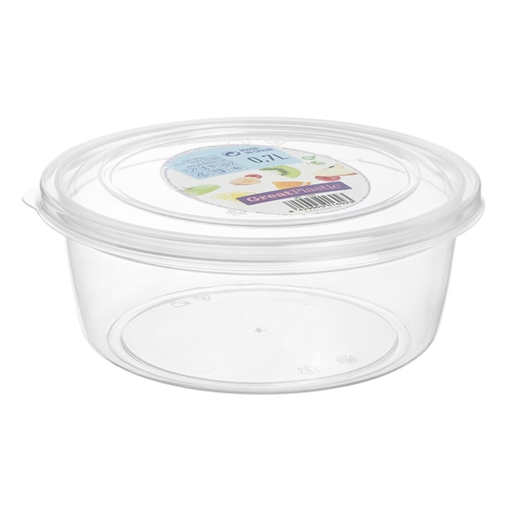 Great plastic Táper Redondo Aral Micro Natural 0.7L