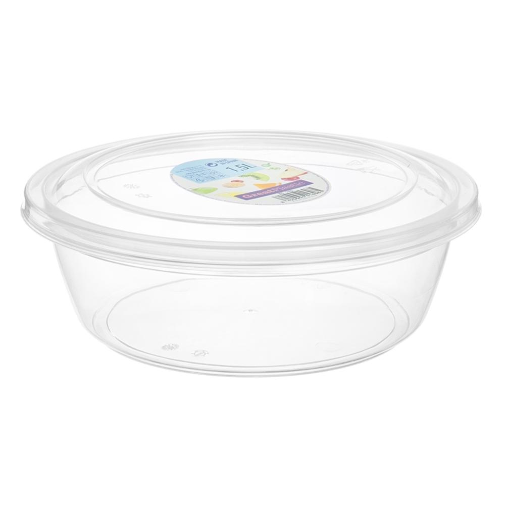 Great plastic Táper Redondo Aral Micro Natural 1.5L