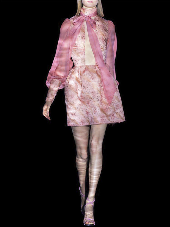 Hannibal laguna Look 2 Vestido BLUSH