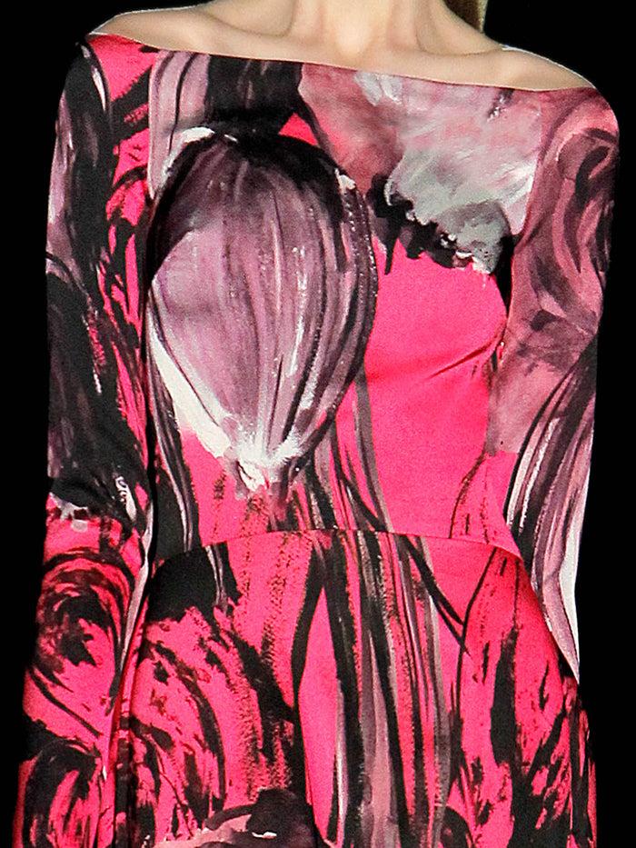 Hannibal Laguna Look 21 Vestido ESCARLATA