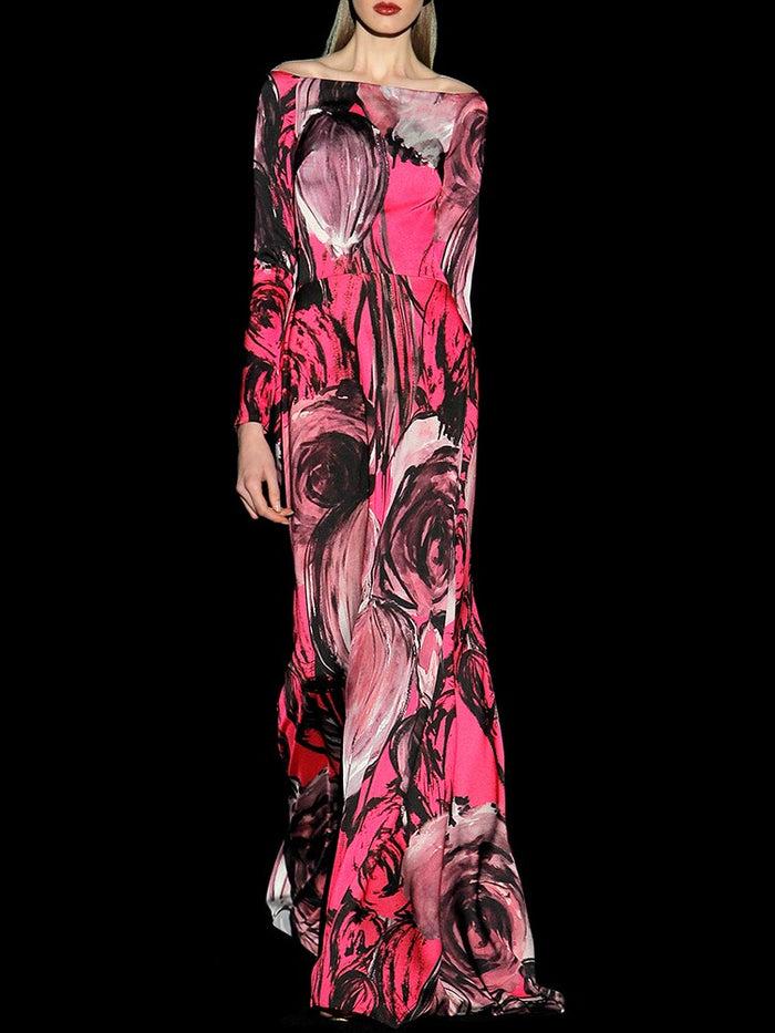 Hannibal laguna Look 21 Vestido ESCARLATA