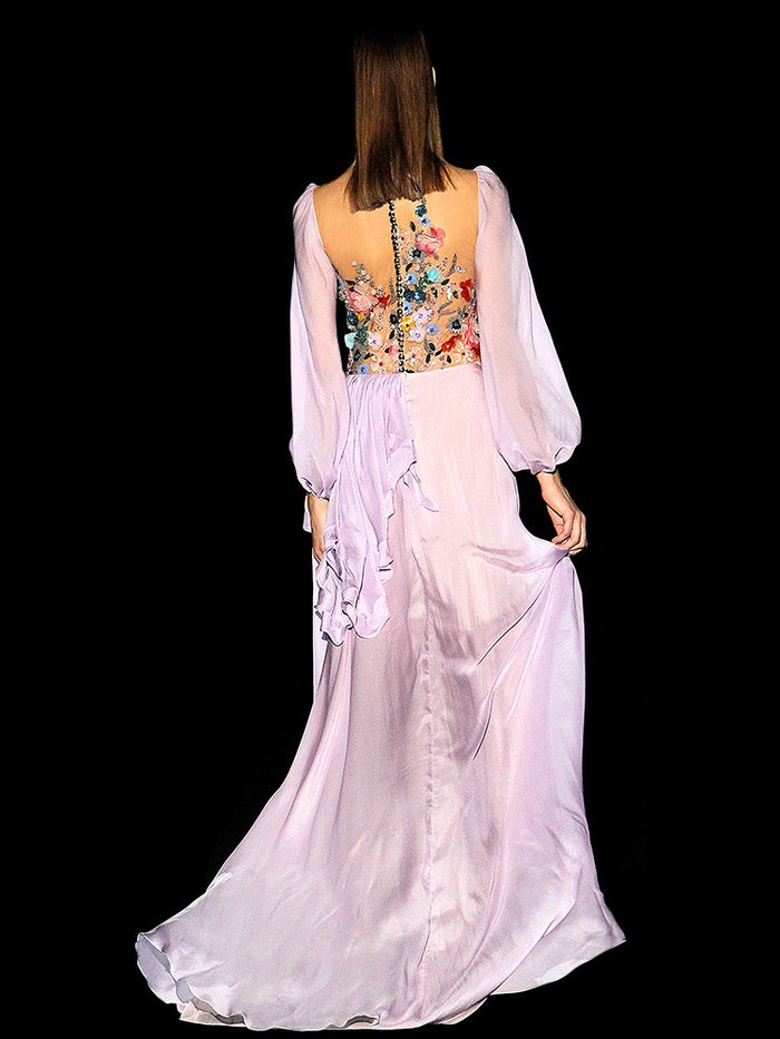 Hannibal Laguna Look 42 Vestido EUCALIPT