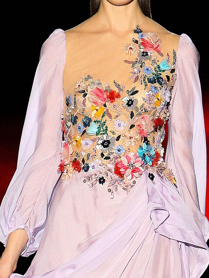 Hannibal Laguna Look 42 Vestido EUCALIPT