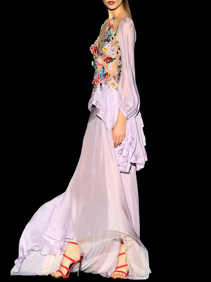 Hannibal Laguna Look 42 Vestido EUCALIPT