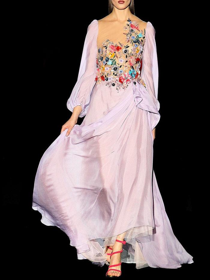 Hannibal laguna Look 42 Vestido EUCALIPT