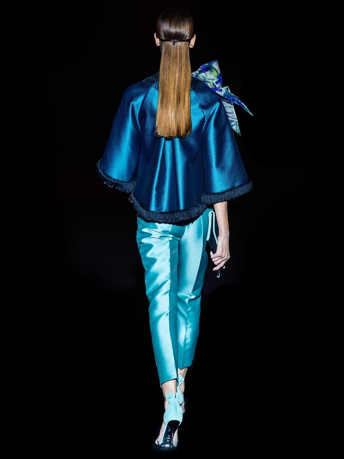 Hannibal Laguna Look 15 Chaqueta Couture CONRAD Blusa CLUB Y Pantalón CLAYTON | Chaqueta En Gran Pique Pato