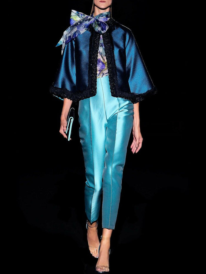 Hannibal laguna Look 15 Chaqueta Couture CONRAD Blusa CLUB y Pantalón CLAYTON | Chaqueta en gran pique pato