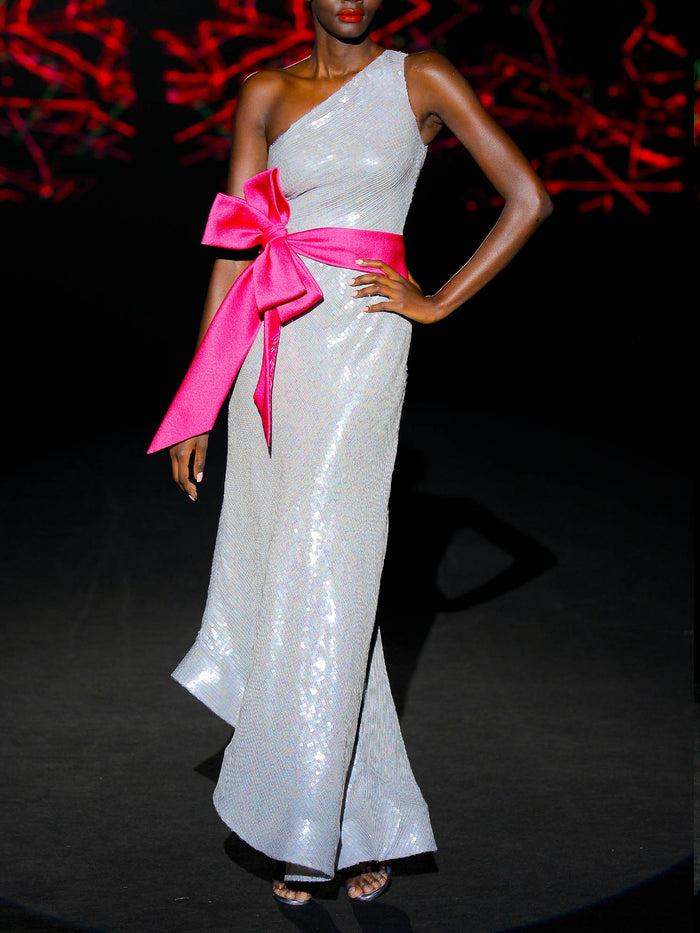 Hannibal Laguna LOOK 21 ITOKURA | Vestido De Fiesta Midi En Lentejuelas