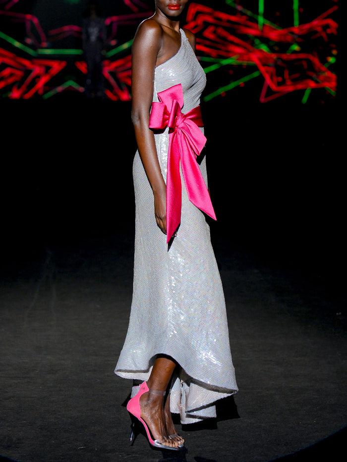 Hannibal Laguna LOOK 21 ITOKURA | Vestido De Fiesta Midi En Lentejuelas