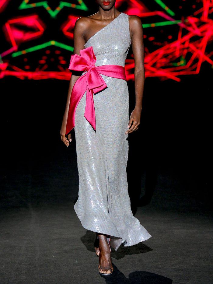 Hannibal laguna LOOK 21 ITOKURA | Vestido de fiesta midi en lentejuelas