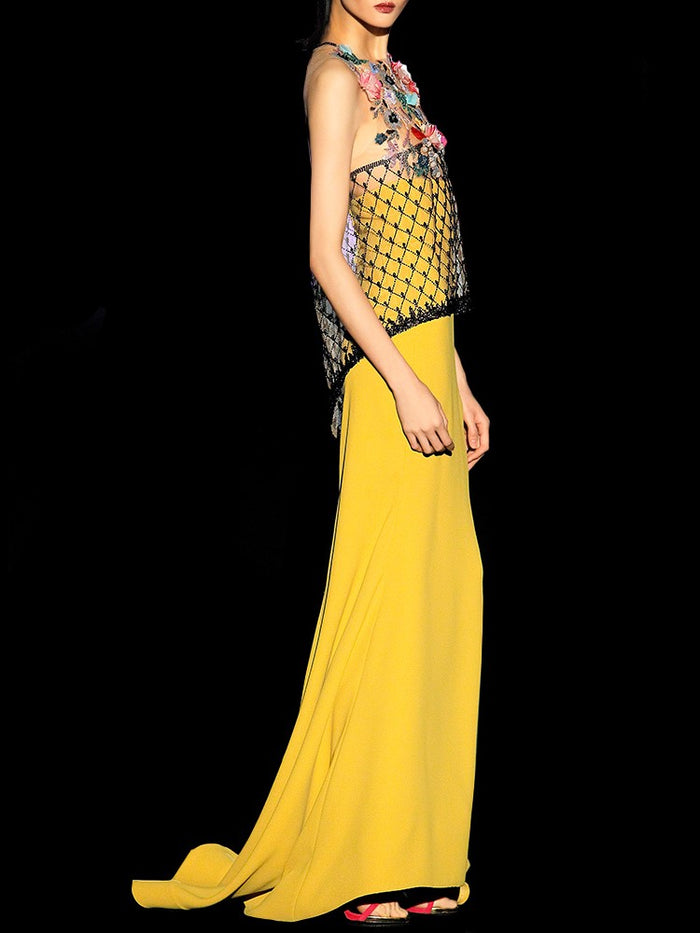 Hannibal Laguna Look 35 Blusa Joya ELECTRA Y Falda EIMI